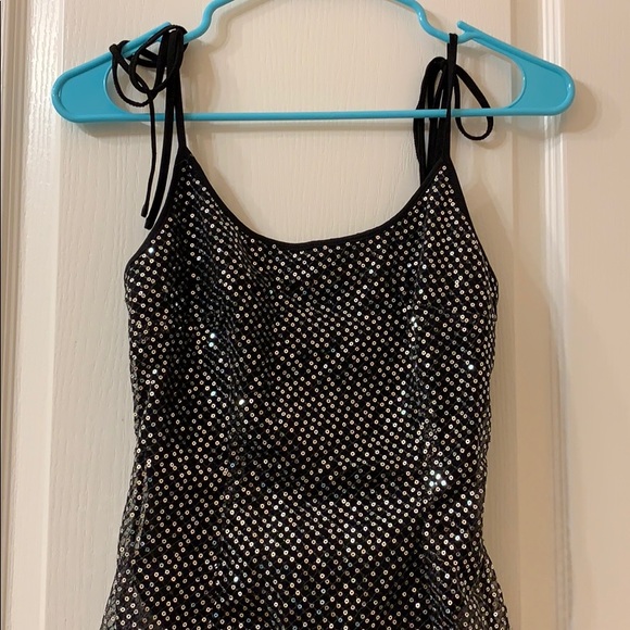 NWT Sequin Mesh Mini Dress - Picture 6 of 8